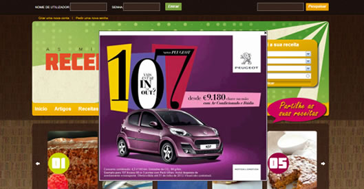 campanha peugeot bloompink