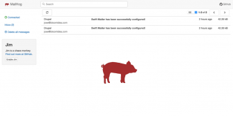 MailHog Drupal email